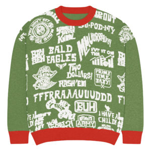 DLS phrases pattern ugly sweater