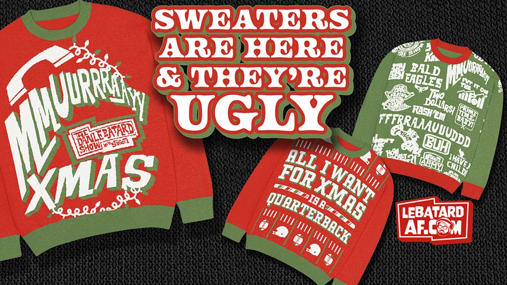 Sweaters are here and they're ugly